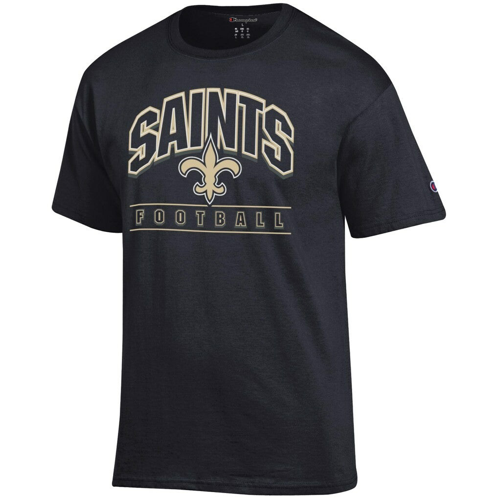 New Orleans Saints Champion Football T-Shirt - Black cheap