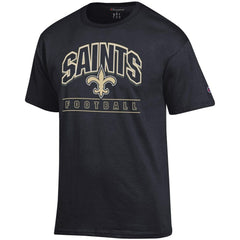 New Orleans Saints Champion Football T-Shirt - Black cheap