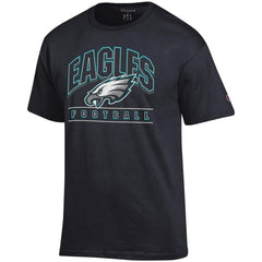 Philadelphia Eagles Champion Football T-Shirt - Black outlet
