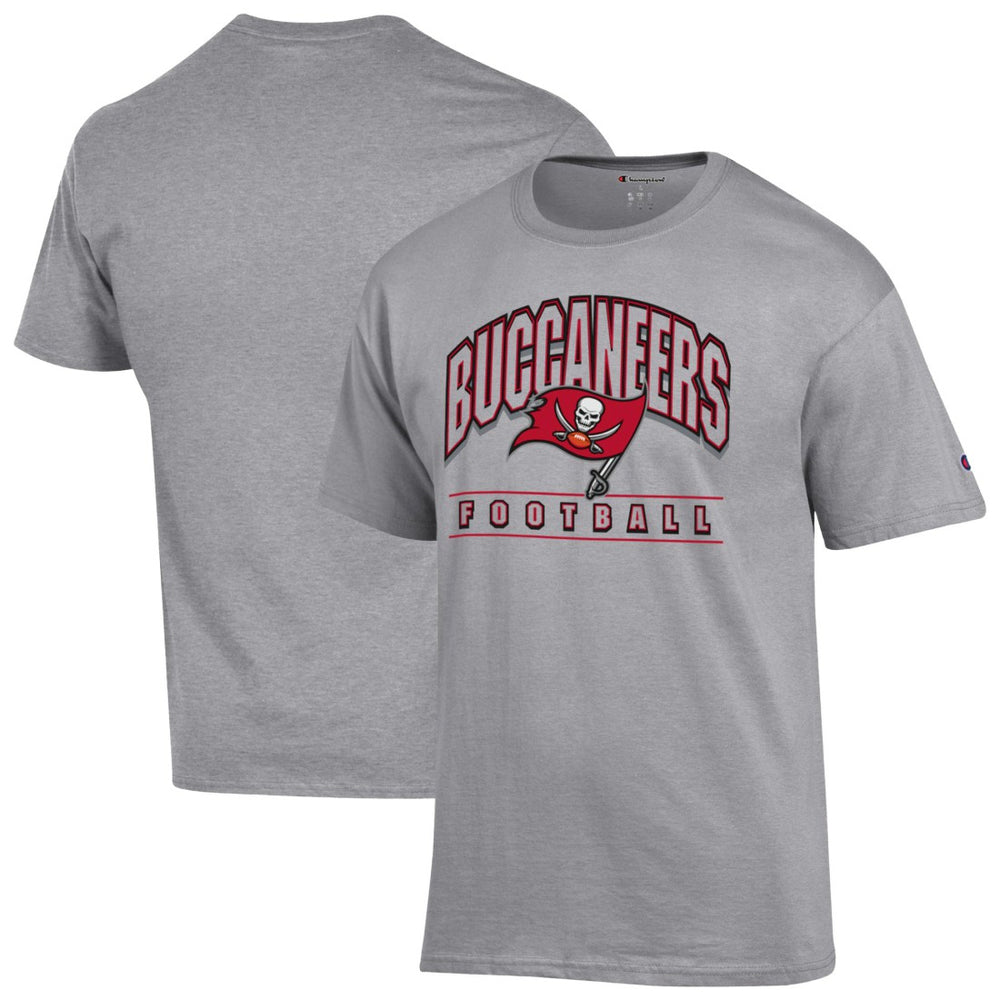 Tampa Bay Buccaneers Champion Football T-Shirt - Heather Gray discount