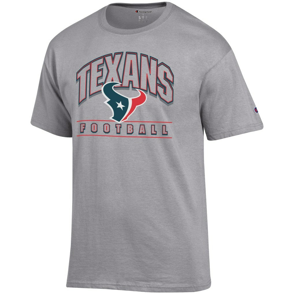 Houston Texans Champion Football T-Shirt - Heather Gray outlet