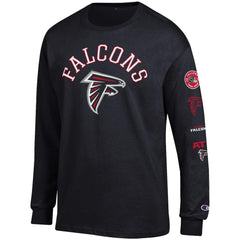 Atlanta Falcons Champion Seal Long Sleeve T-Shirt - Black online