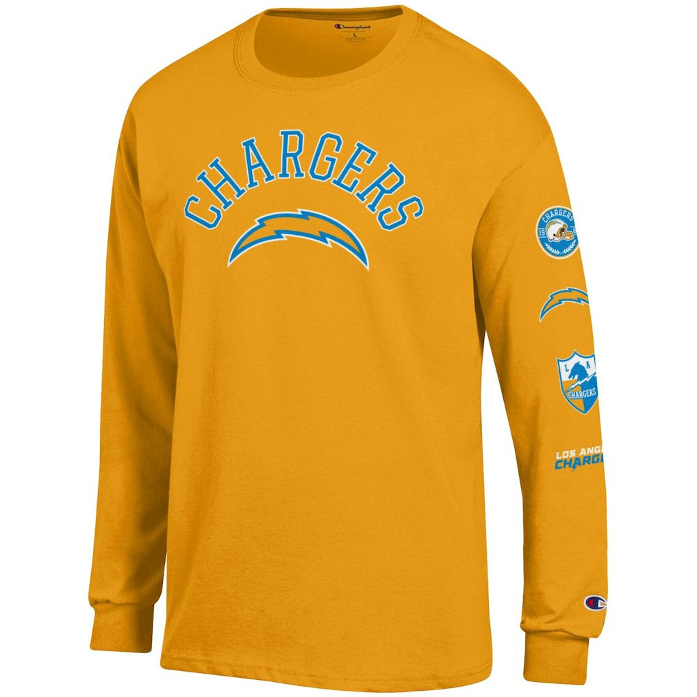 Los Angeles Chargers Champion Seal Long Sleeve T-Shirt - Gold online