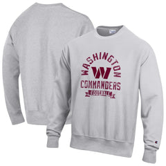 Washington Commanders Champion Reverse Weave Fleece Pullover Sweatshirt - Heather Gray cheap
