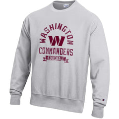 Washington Commanders Champion Reverse Weave Fleece Pullover Sweatshirt - Heather Gray cheap
