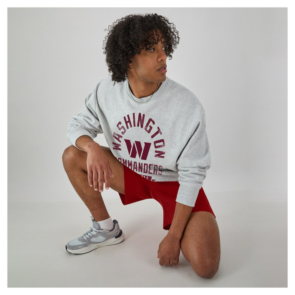 Washington Commanders Champion Reverse Weave Fleece Pullover Sweatshirt - Heather Gray cheap