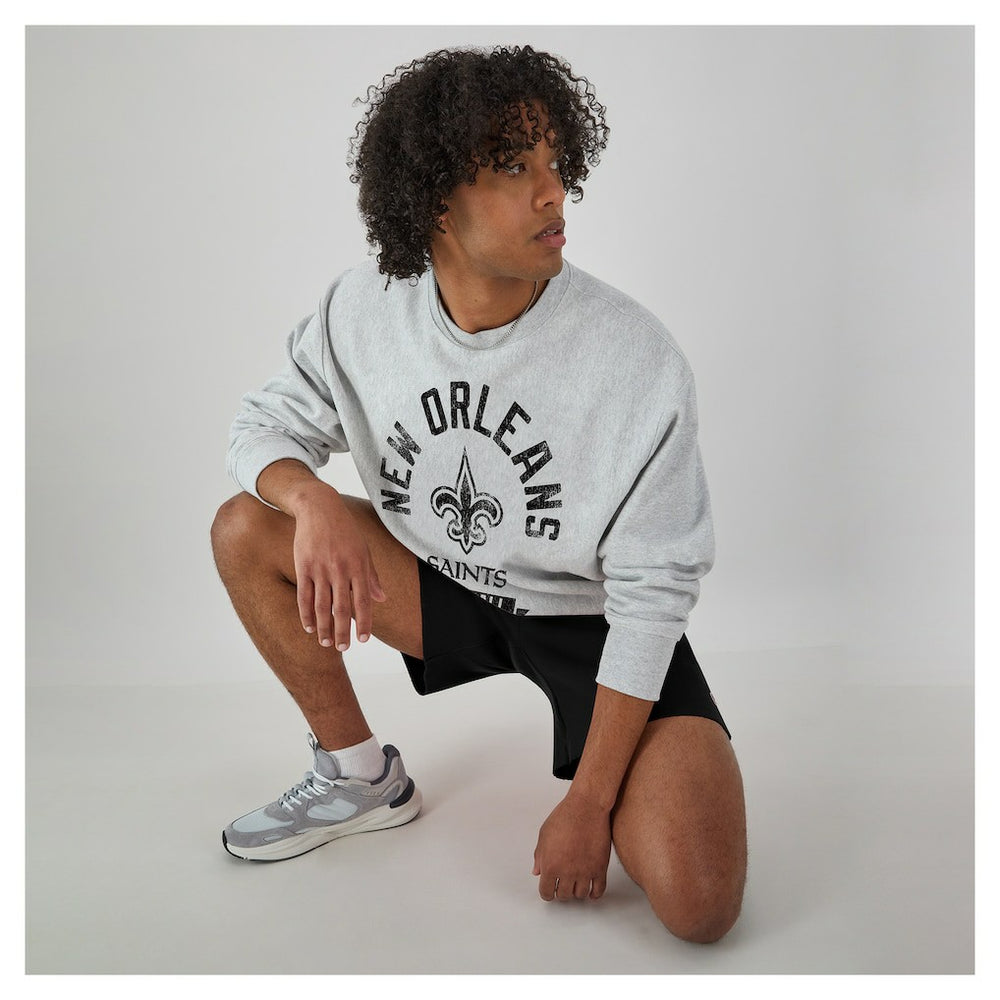 New Orleans Saints Champion Reverse Weave Fleece Pullover Sweatshirt - Heather Gray outlet
