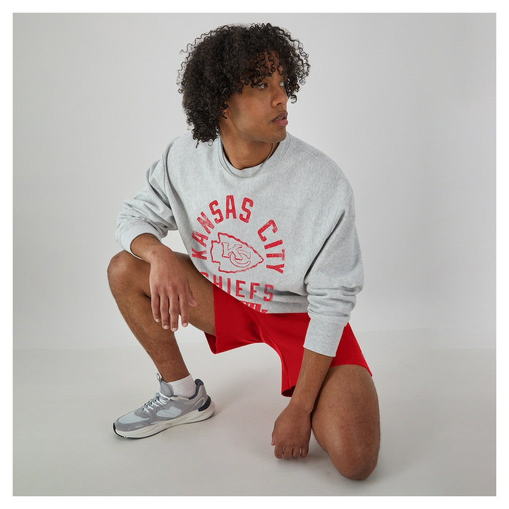 Kansas City Chiefs Champion Reverse Weave Fleece Pullover Sweatshirt - Heather Gray outlet