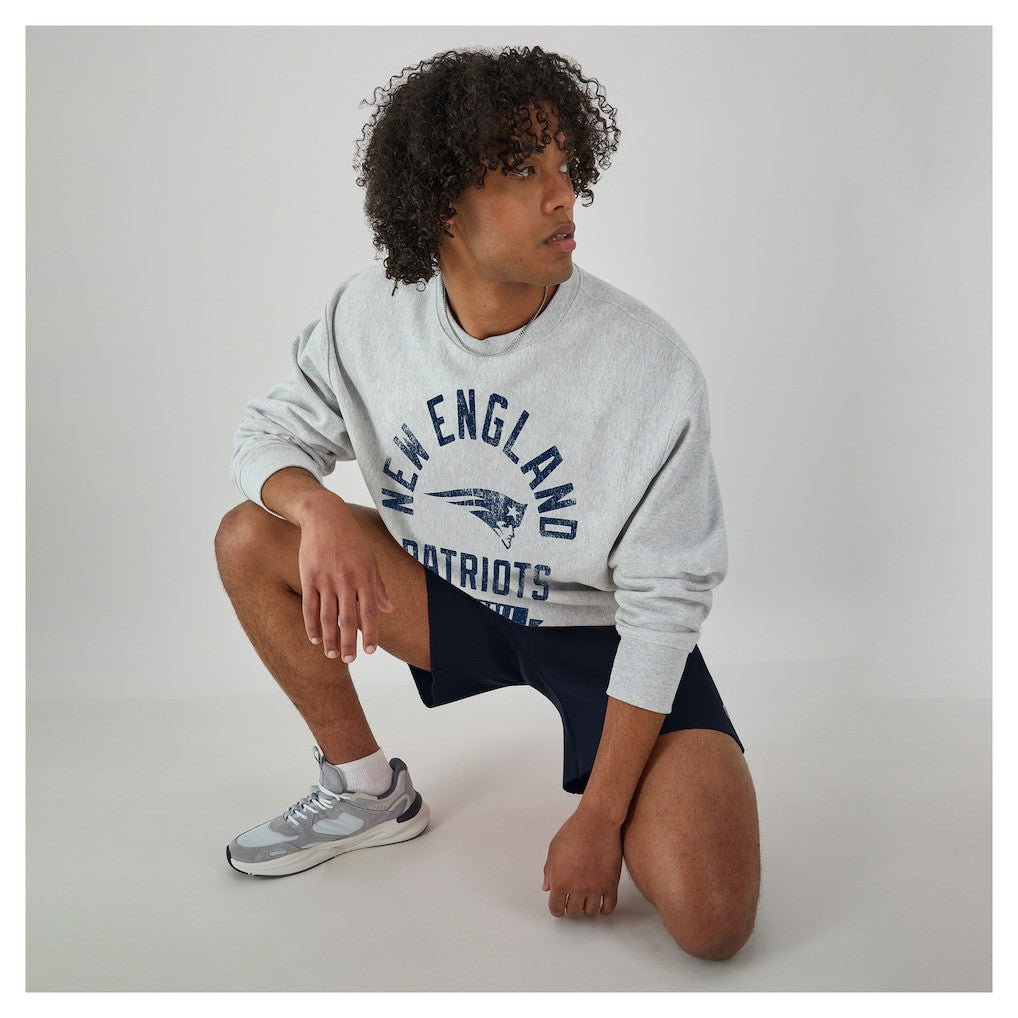 New England Patriots Champion Reverse Weave Fleece Pullover Sweatshirt - Heather Gray sale