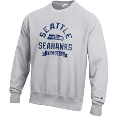 Seattle Seahawks Champion Reverse Weave Fleece Pullover Sweatshirt - Heather Gray sale