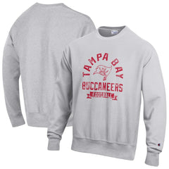Tampa Bay Buccaneers Champion Reverse Weave Fleece Pullover Sweatshirt - Heather Gray sale
