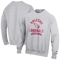 Arizona Cardinals Champion Reverse Weave Fleece Pullover Sweatshirt - Heather Gray discount