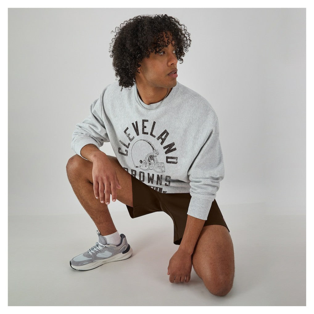 Cleveland Browns Champion Reverse Weave Fleece Pullover Sweatshirt - Heather Gray sale
