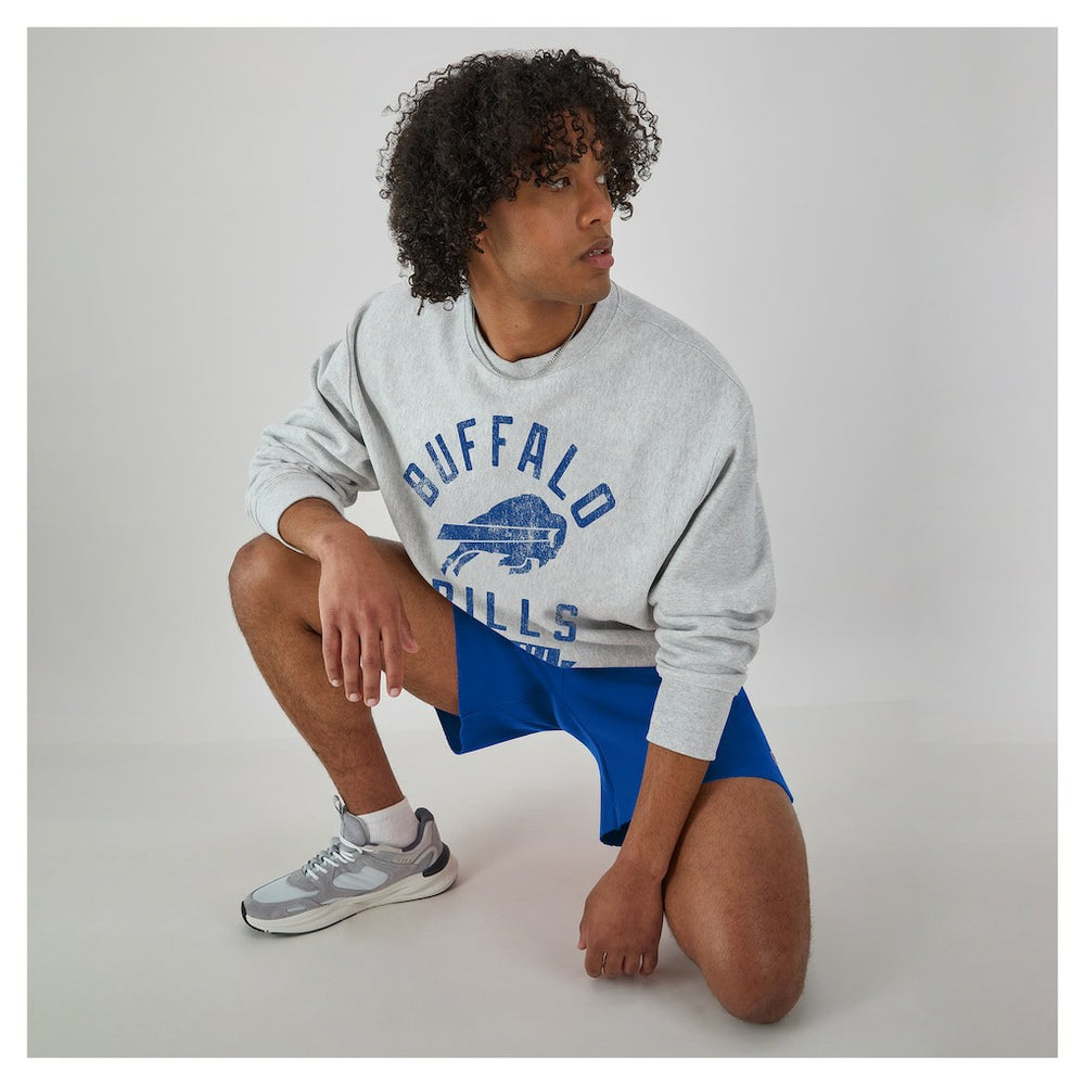 Buffalo Bills Champion Reverse Weave Fleece Pullover Sweatshirt - Heather Gray sale