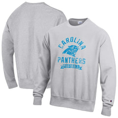 Carolina Panthers Champion Reverse Weave Fleece Pullover Sweatshirt - Heather Gray sale