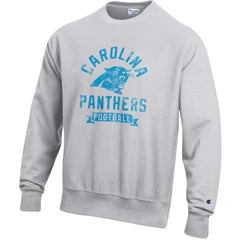 Carolina Panthers Champion Reverse Weave Fleece Pullover Sweatshirt - Heather Gray sale