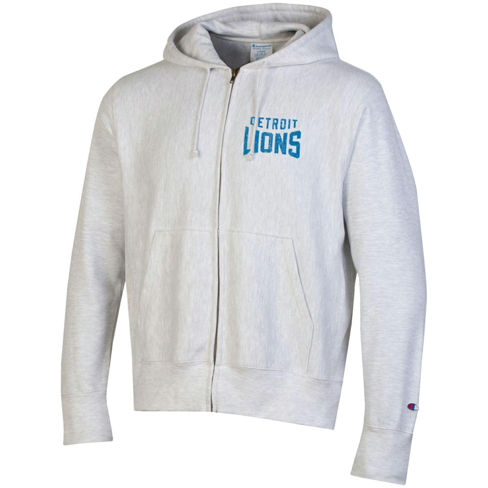 Detroit Lions Champion Reverse Weave Full-Zip Hoodie - Heather Gray online