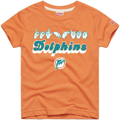 Miami Dolphins Homage Youth Love Sign x ASL 2.0 Tri-Blend T-Shirt - Orange sale