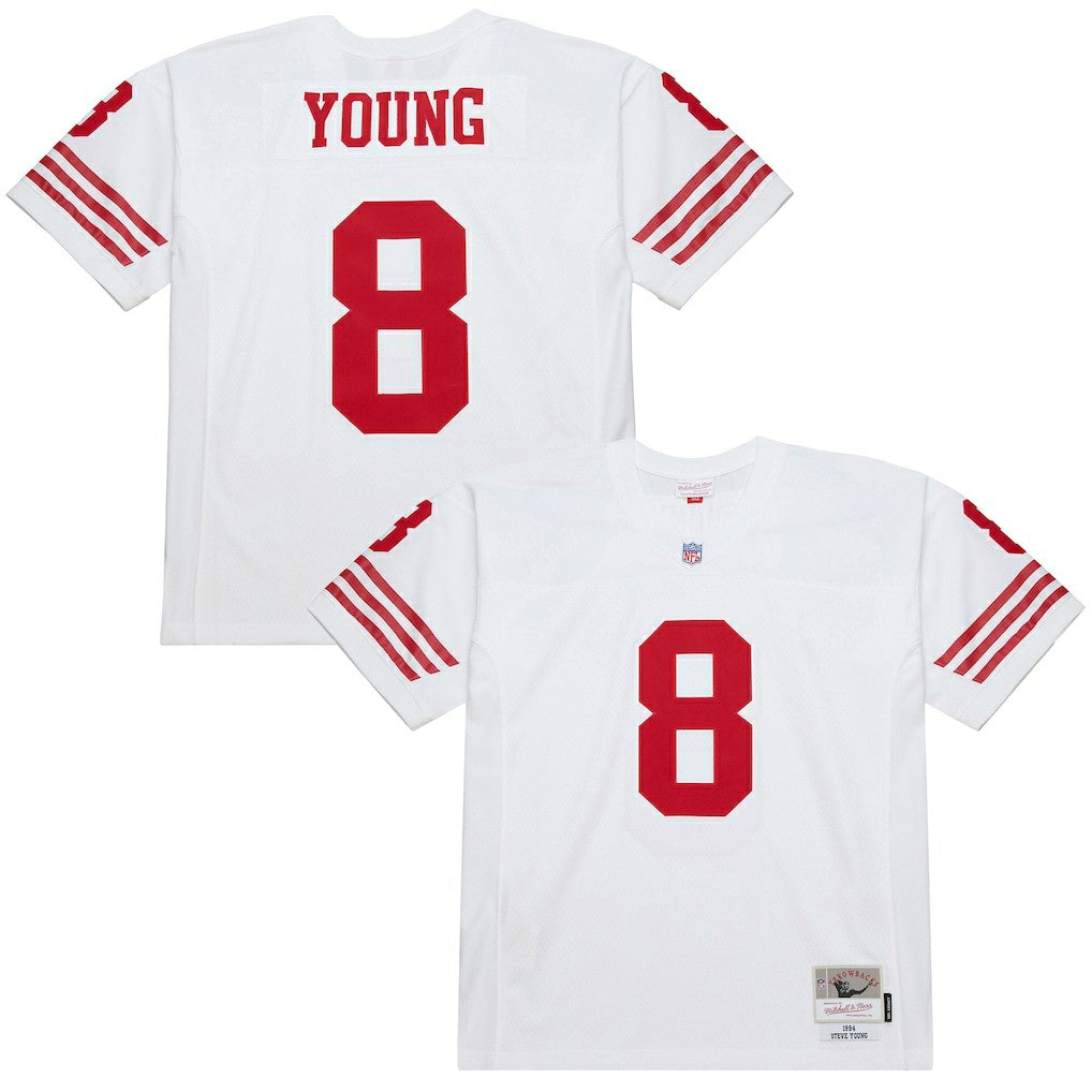 Steve Young San Francisco 49ers 1994 Legacy Replica Jersey - White sale