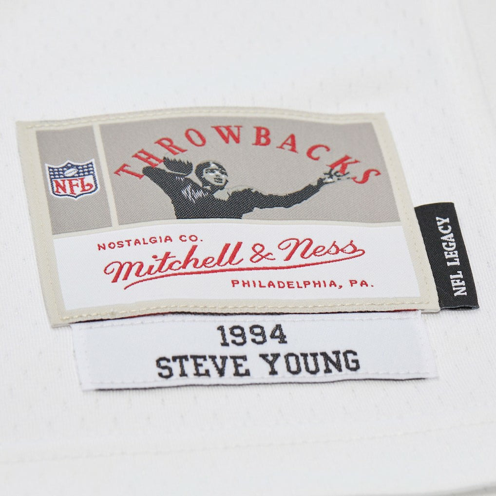 Steve Young San Francisco 49ers 1994 Legacy Replica Jersey - White sale