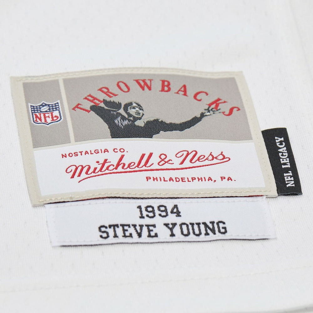 Steve Young San Francisco 49ers 1994 Legacy Replica Jersey - White sale