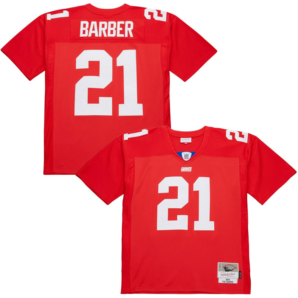 Tiki Barber New York Giants 2004 Legacy Replica Jersey - Red discount