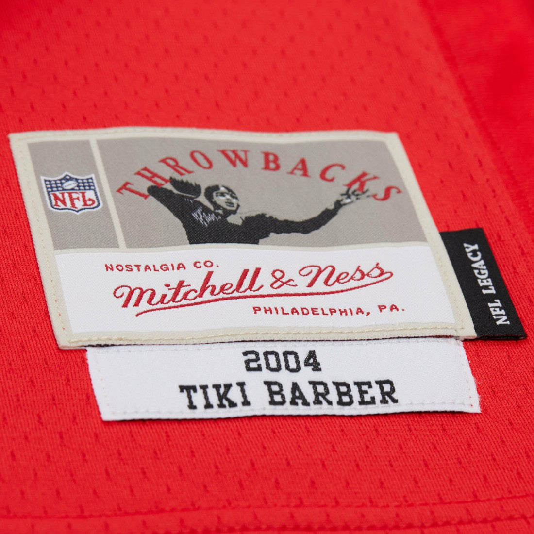 Tiki Barber New York Giants 2004 Legacy Replica Jersey - Red discount