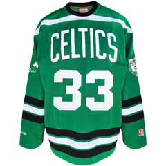 Larry Bird Boston Celtics Big & Tall NBA Hockey Jersey - Kelly Green online