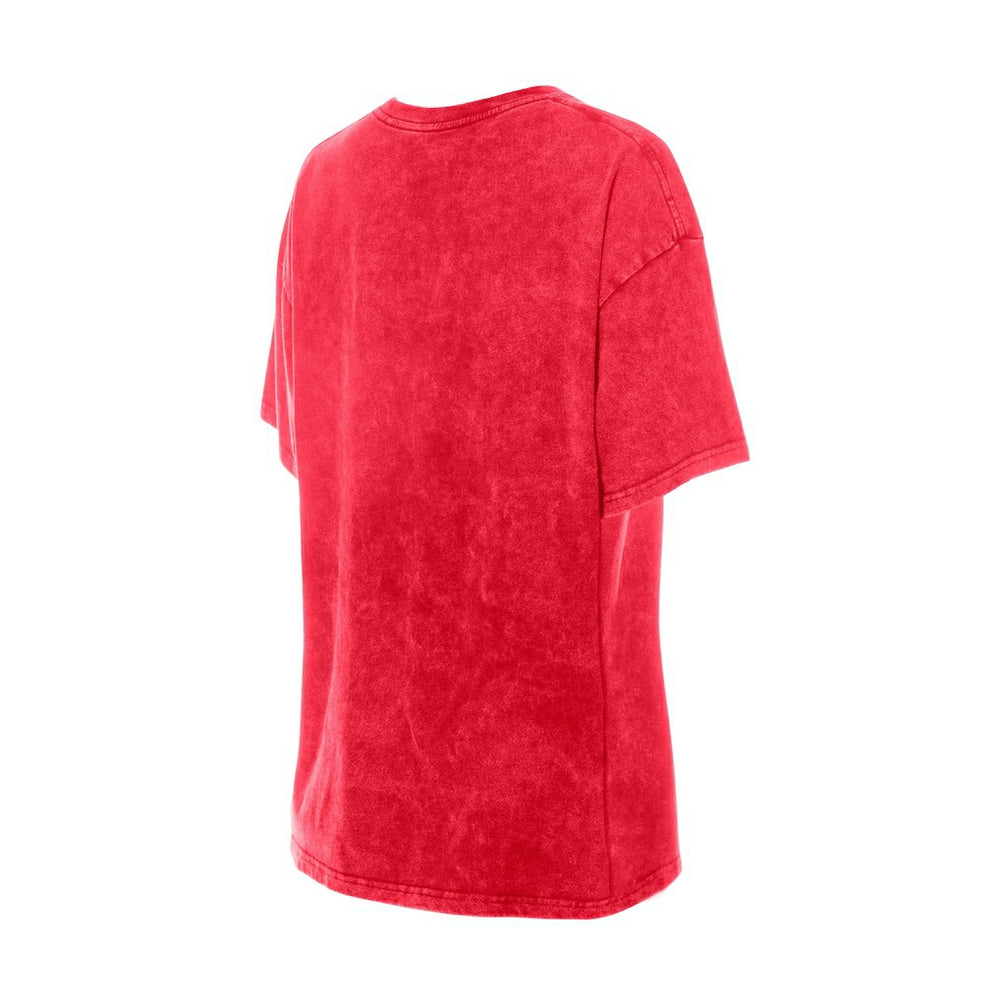 San Francisco 49ers New Era Women's Throwback Oversized T-Shirt - Scarlet for sale