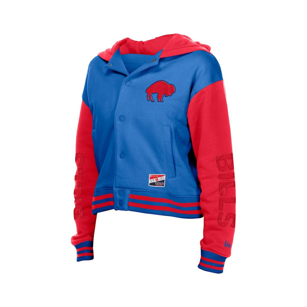 Buffalo Bills New Era Women's Throwback Full-Snap Hooded Jacket - Royal online