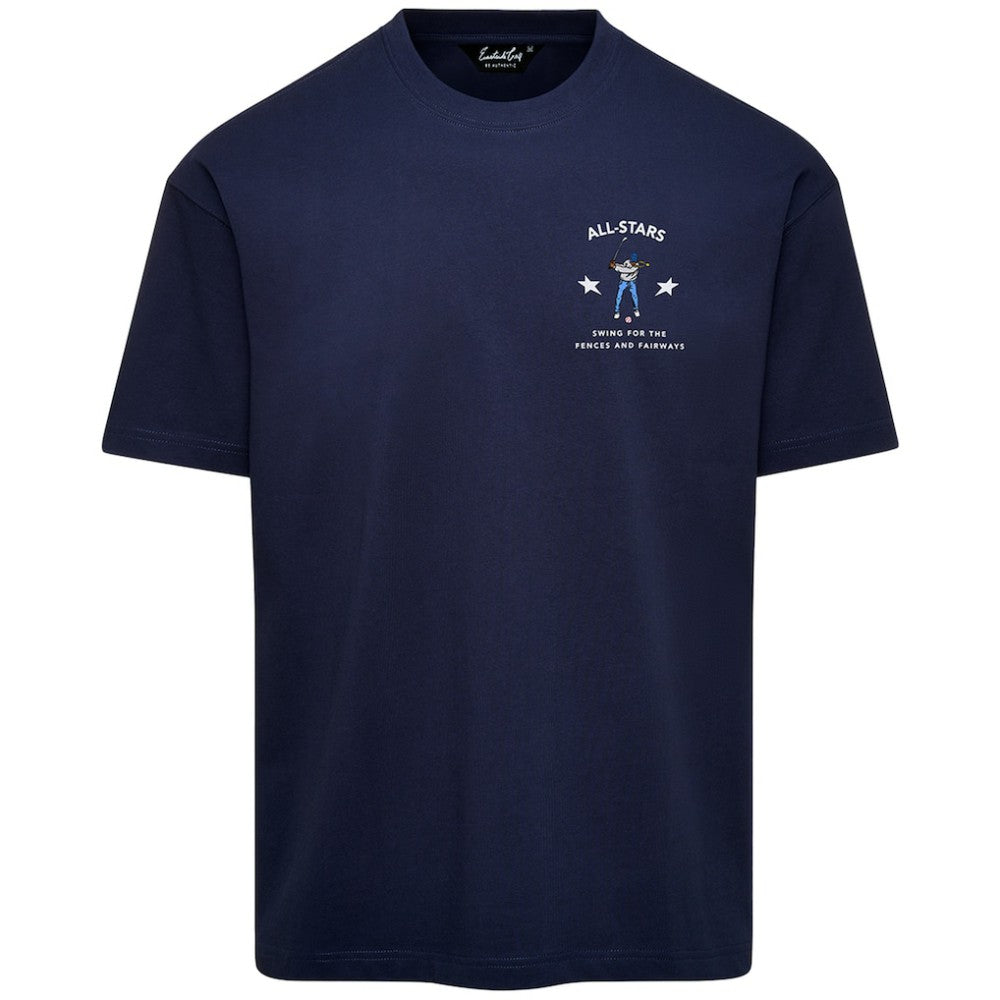 Atlanta Braves Eastside Golf 2025 MLB All-Star Game Stadium T-Shirt Navy