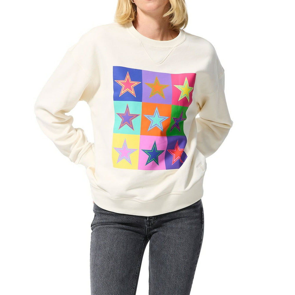 Dallas Cowboys Terez Unisex Technicolor Crewneck Sweatshirt - White discount