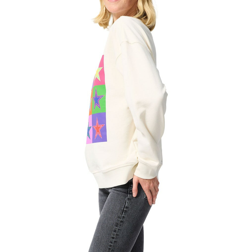 Dallas Cowboys Terez Unisex Technicolor Crewneck Sweatshirt - White discount