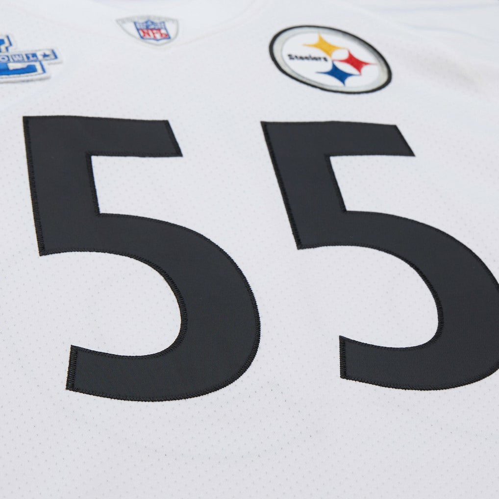 Joey Porter Pittsburgh Steelers 2005 Authentic Throwback Retired Player Jersey - White cheap