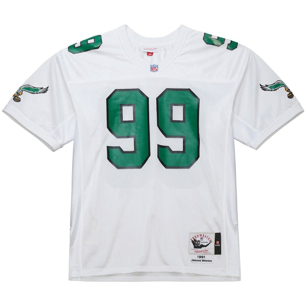 Jerome Brown Philadelphia Eagles 1991 Authentic Throwback Retired Player Jersey - White on sale
