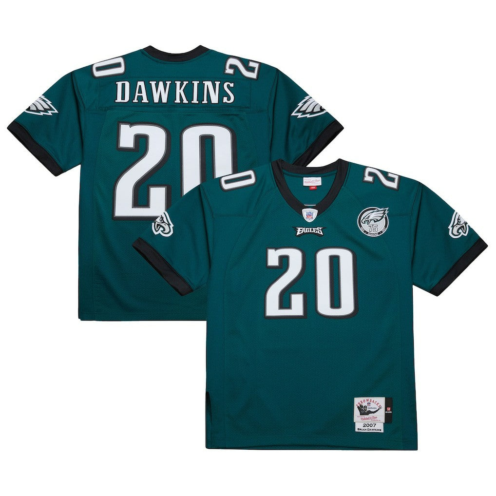 Brian Dawkins Philadelphia Eagles 2007 Authentic Throwback Retired Player Jersey - Green outlet