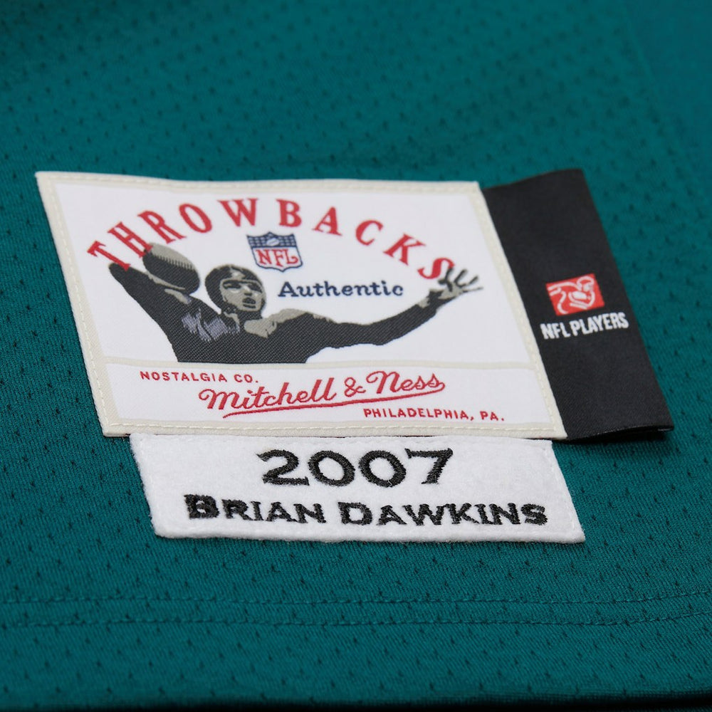 Brian Dawkins Philadelphia Eagles 2007 Authentic Throwback Retired Player Jersey - Green outlet