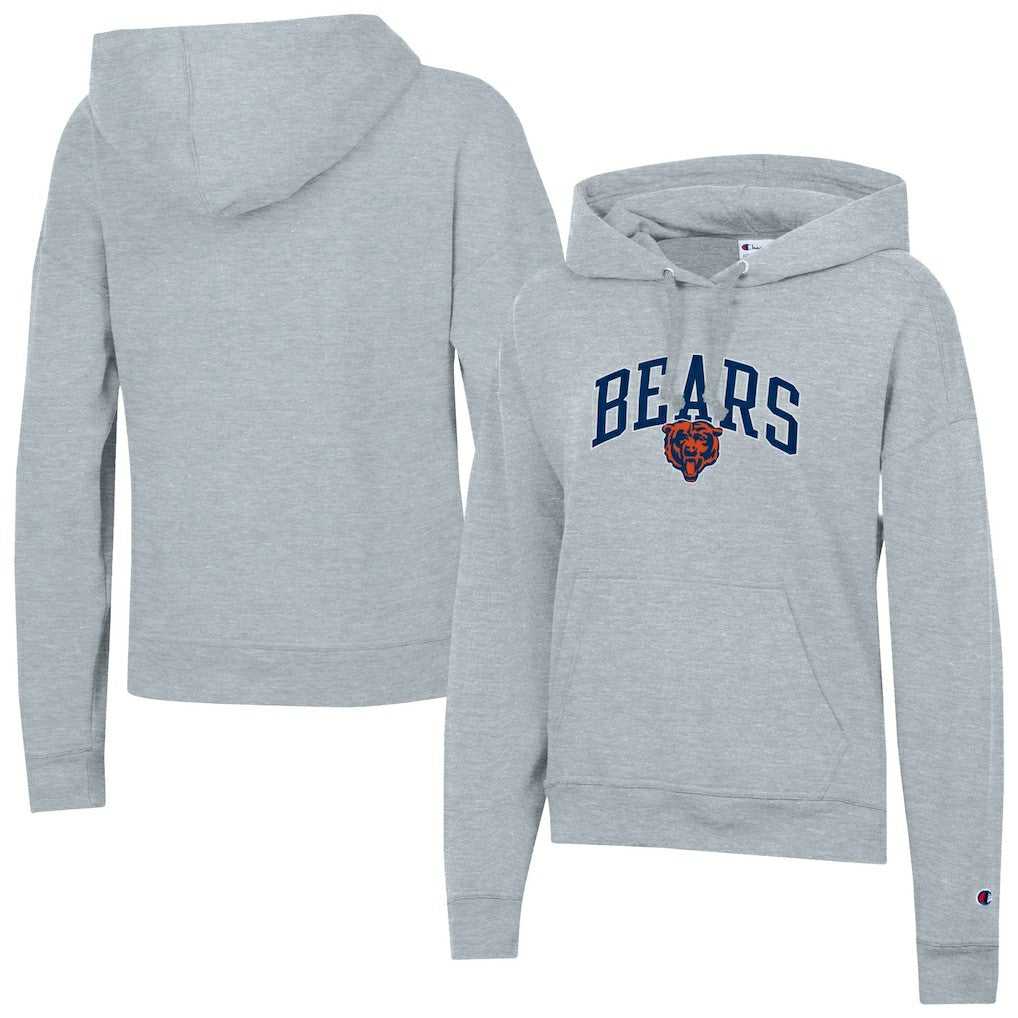 Chicago Bears Champion Women's Powerblend Hoodie - Heather Gray sale