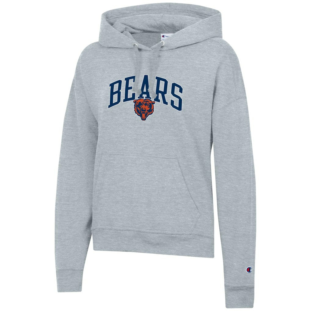 Chicago Bears Champion Women's Powerblend Hoodie - Heather Gray sale