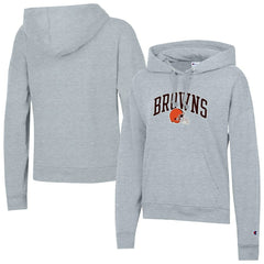 Cleveland Browns Champion Women's Powerblend Hoodie - Heather Gray discount