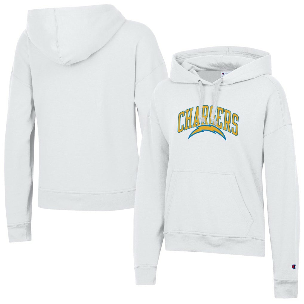 Los Angeles Chargers Champion Women's Powerblend Hoodie - White for sale