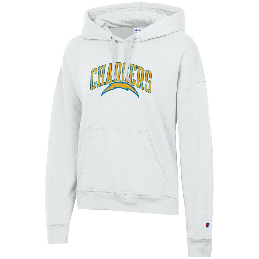 Los Angeles Chargers Champion Women's Powerblend Hoodie - White for sale