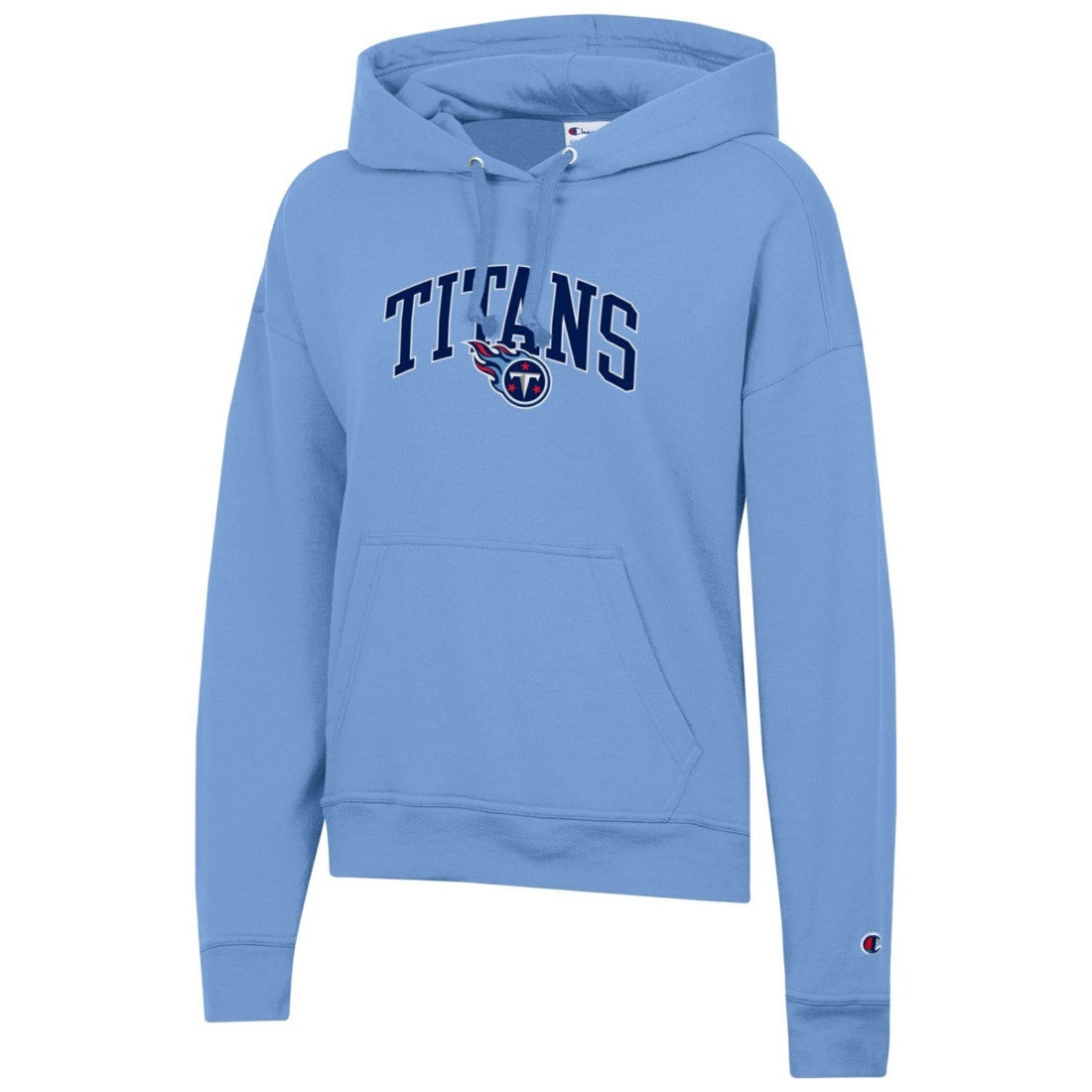 Tennessee Titans Champion Women's Powerblend Hoodie - Light Blue cheap