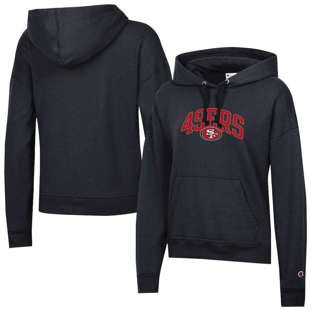 San Francisco 49ers Champion Women's Powerblend Hoodie - Black for sale