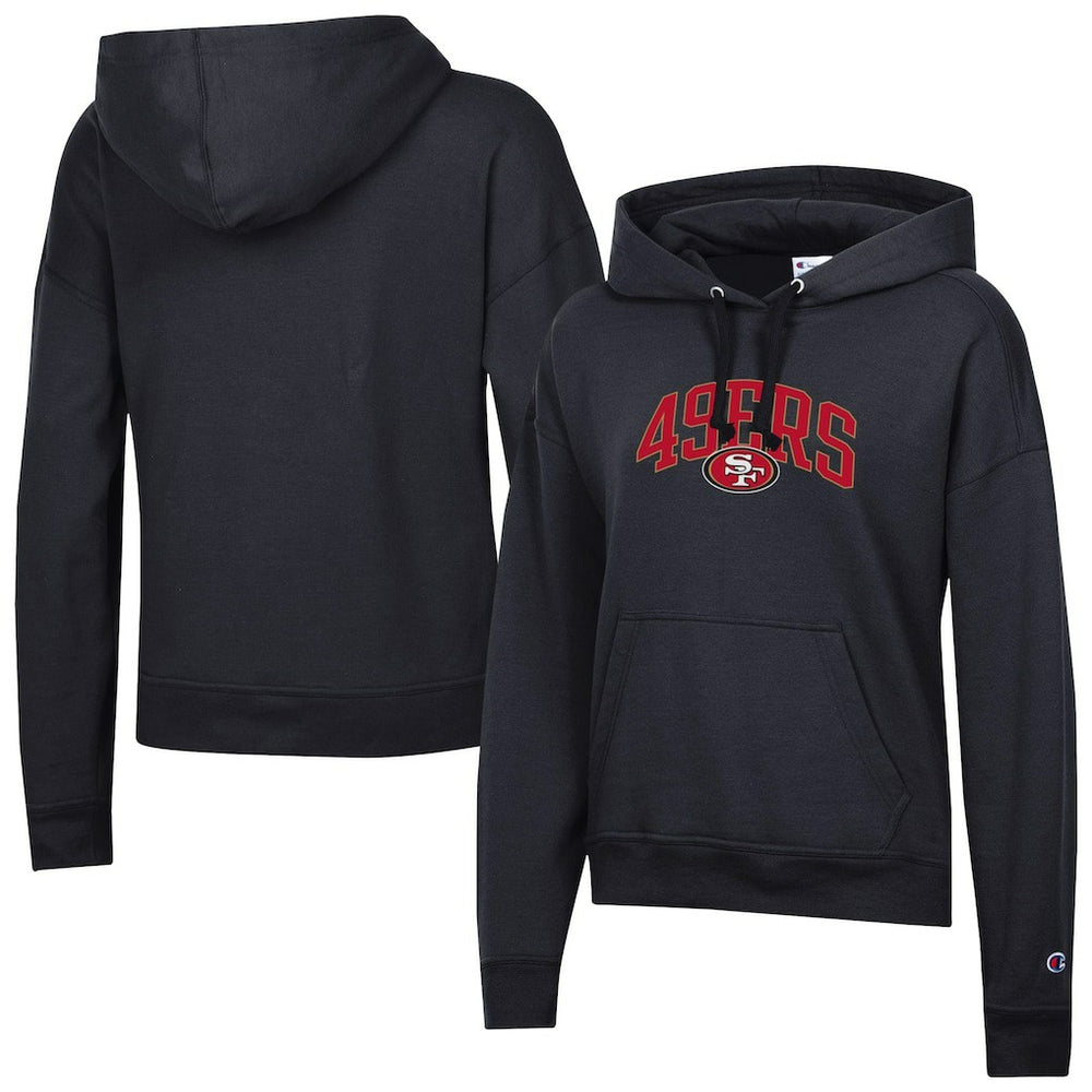 San Francisco 49ers Champion Women's Powerblend Hoodie - Black for sale