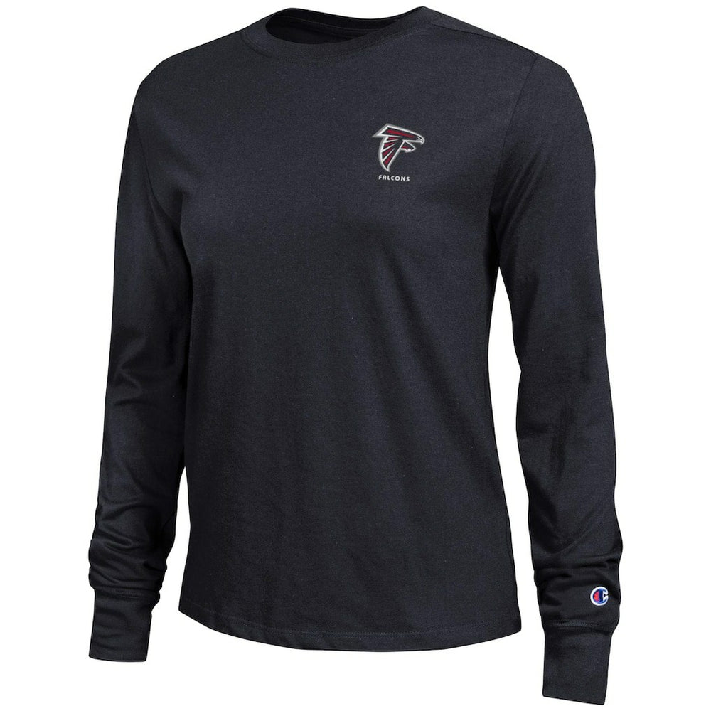 Atlanta Falcons Champion Women's Core Long-Sleeve T-Shirt - Black for sale