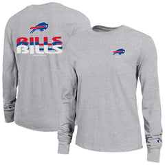 Buffalo Bills Champion Women's Core Long-Sleeve T-Shirt - Heather Gray sale
