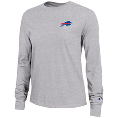 Buffalo Bills Champion Women's Core Long-Sleeve T-Shirt - Heather Gray sale