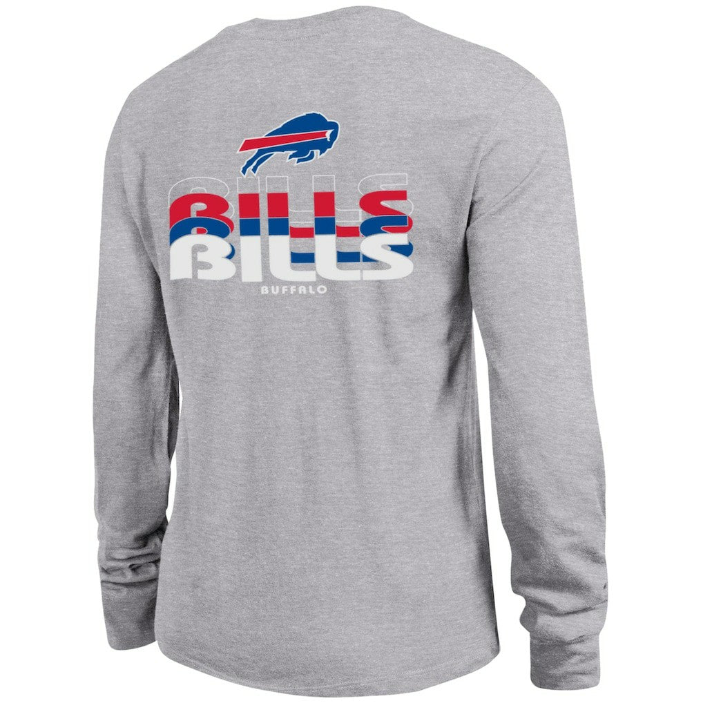 Buffalo Bills Champion Women's Core Long-Sleeve T-Shirt - Heather Gray sale