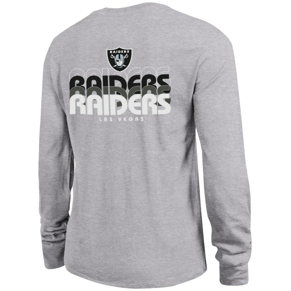 Las Vegas Raiders Champion Women's Core Long-Sleeve T-Shirt - Heather Gray sale